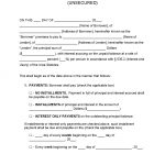 Iowa Unsecured Promissory Note Template