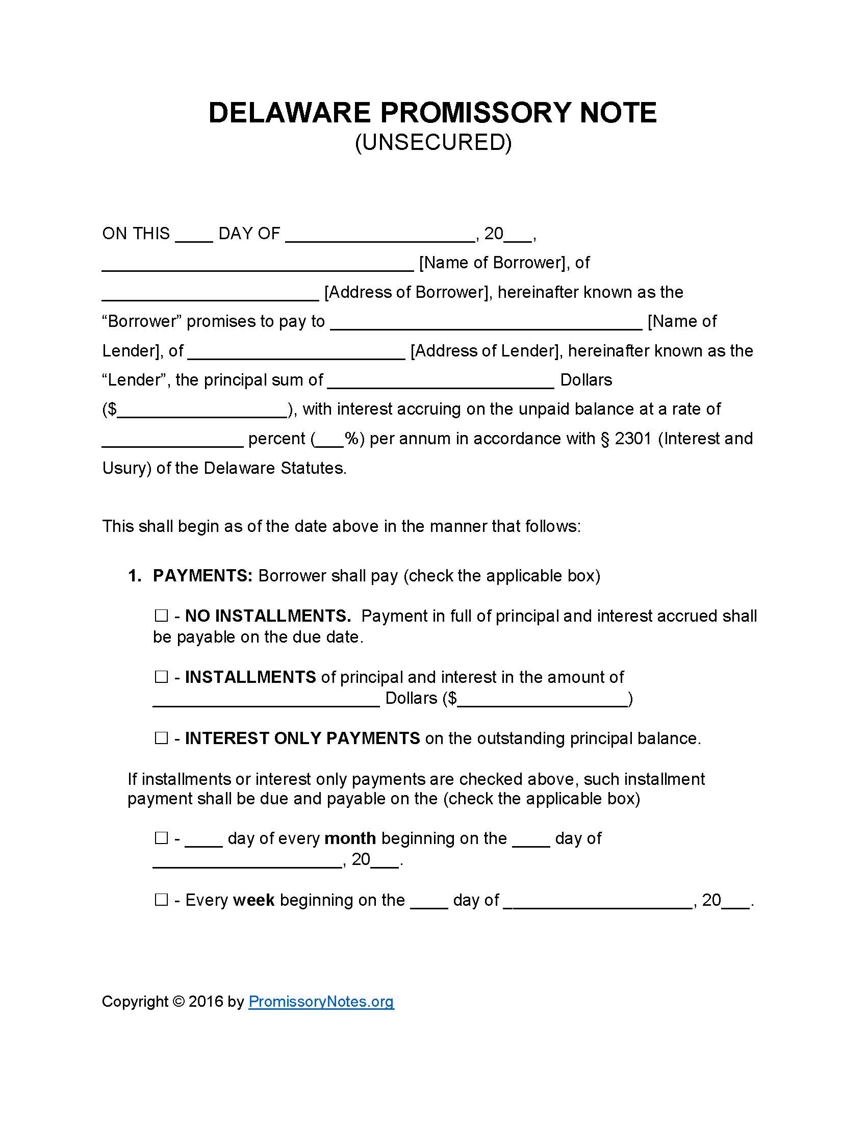delaware-unsecured-promissory-note-form