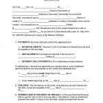 Missouri Secured Promissory Note Template